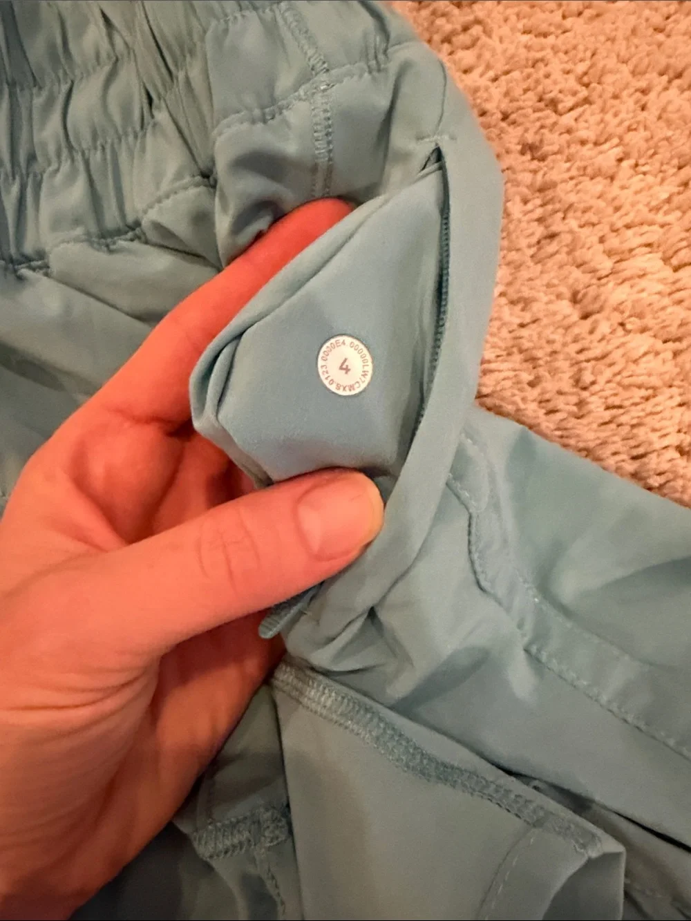 lululemon athletica Track That 5” Tidal Teal Athletic Running Shorts